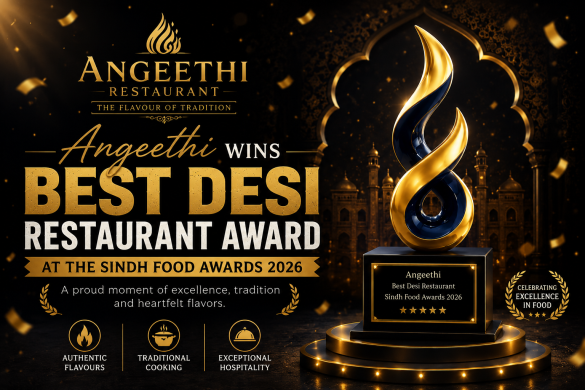 Angeethi Wins Best Desi Restaurant Award 2026